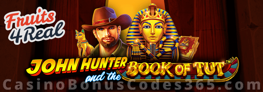 Fruits4Real FREE Spins on the new Pragmatic Play Game John Hunter and the Book of Tut