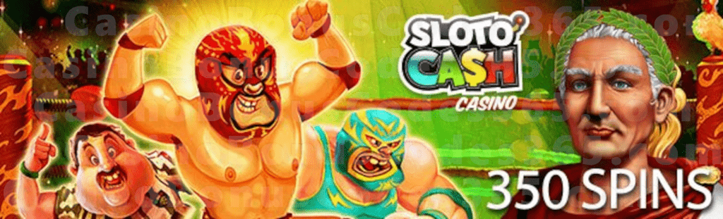 SlotoCash Casino Historic Wrestling Match FREE Spins Pack RTG Lucha Libre Lucha Libre 2 Caesar's Empire