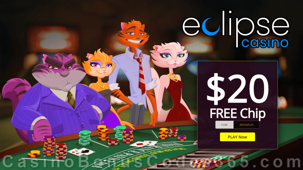 Eclipse Casino Exclusive $20 FREE Chip Special No Deposit Offer