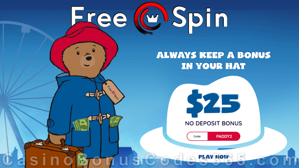 FREE Spin Casino $25 No Deposit FREE Chip Special Deal