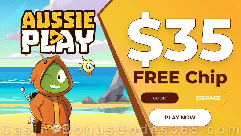 AussiePlay Casino $35 FREE Chip Special No Deposit Welcome Promotion