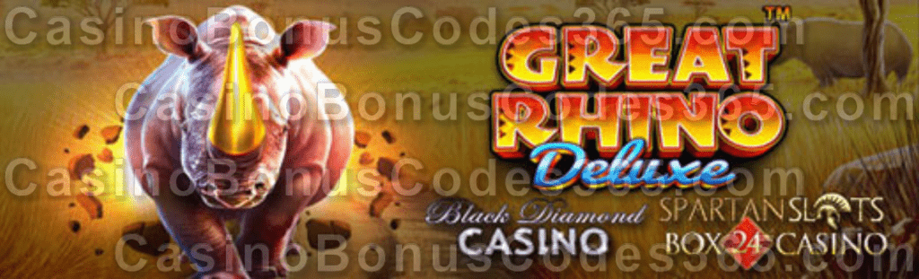 Black Diamond Casino Box 24 Casino Spartan Slots Great Rhino Deluxe New Pragmatic Play Game is LIVE