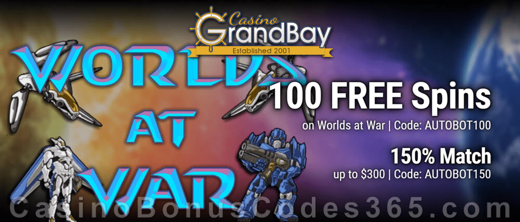 grand bay casino free spins codes