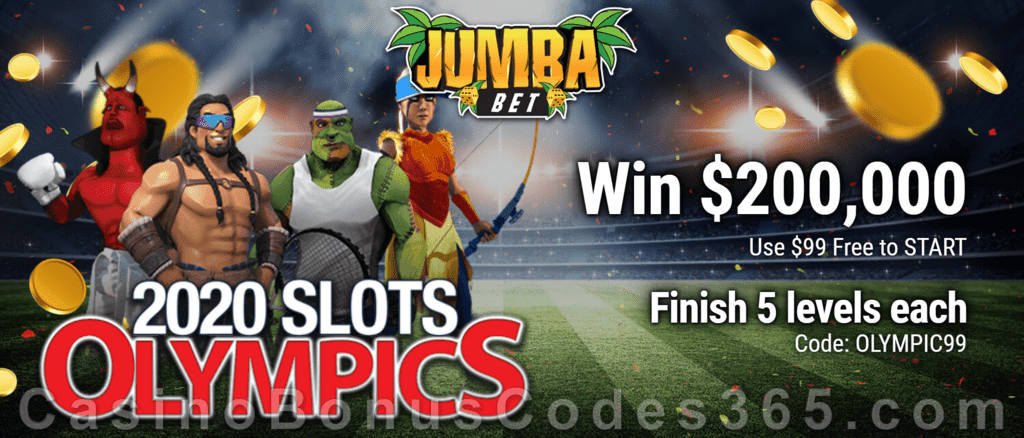 Jumba Bet 2020 Slots Olympics Promotion!