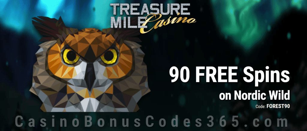 Treasure Mile Casino Exclusive 50 FREE Saucify Nordic Wild Spins