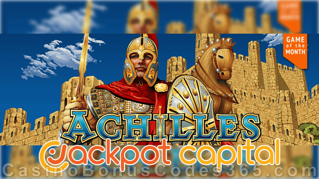 Jackpot Capital August Game of the Month RTG Achilles