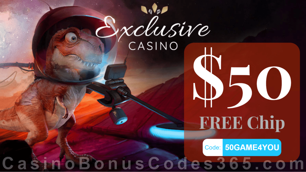 Exclusive Casino Exclusive No Deposit $50 FREE Chips New Players Offer