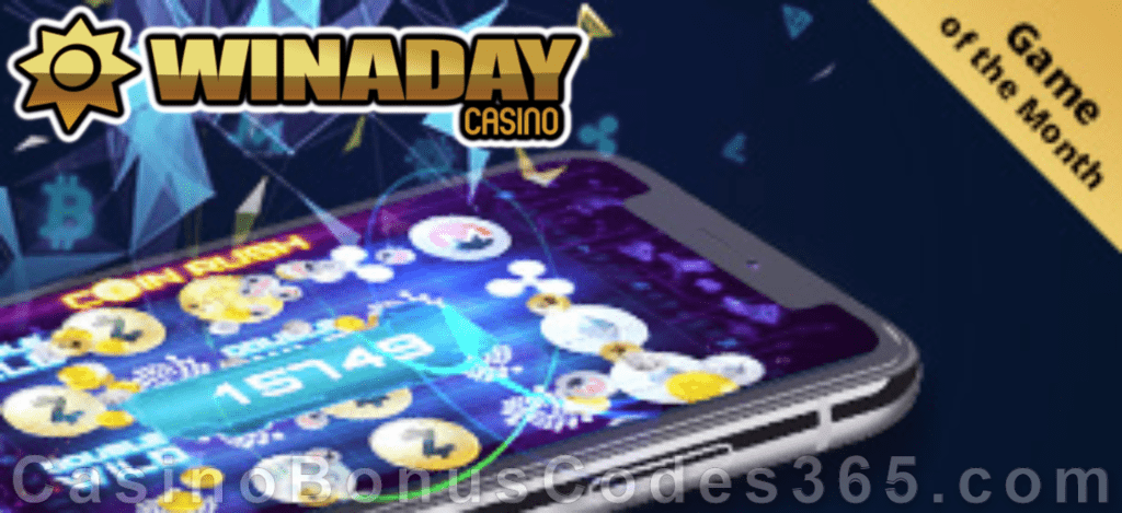 Win A Day Casino Special Coin Rush September Game of the Month Promotion