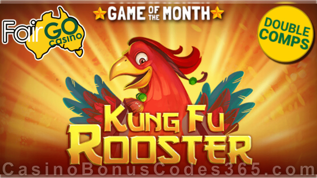 Fair Go Casino October Game of the Month RTG Kung Fu Rooster