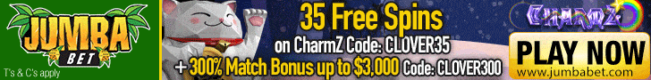 Jumba Bet Saucify Charmz 35 FREE Spins 175% Match Bonus