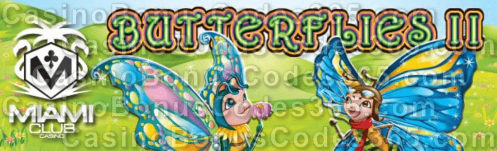 Miami Club Casino Butterflies II New WGS Game LIVE