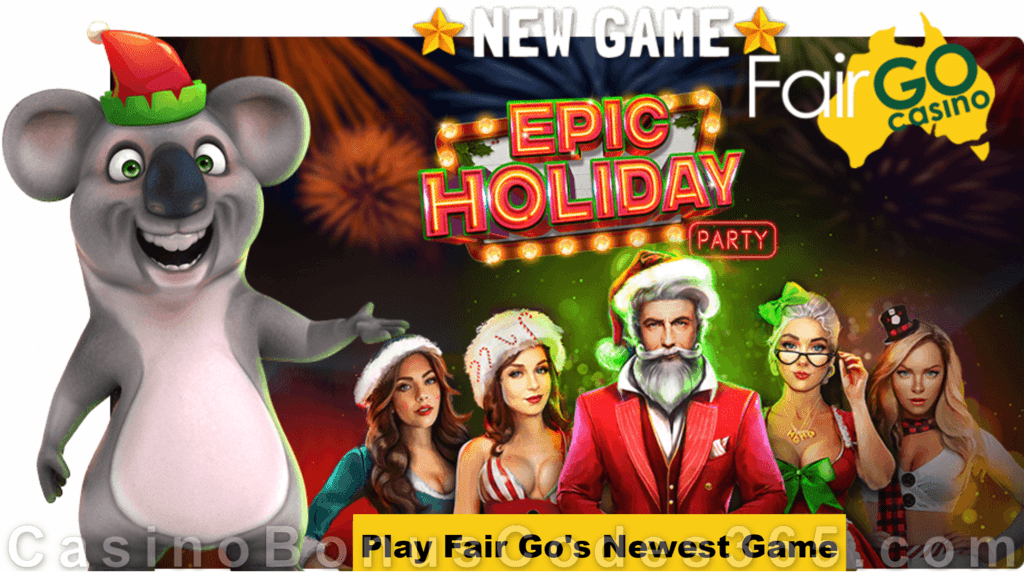 Fair Go Casino New RTG Game Epic Holiday Party is LIVE