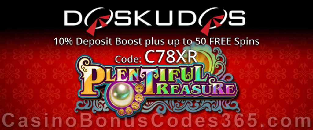 Kudos Casino The DosKudos Weekender RTG Plentiful Treasure