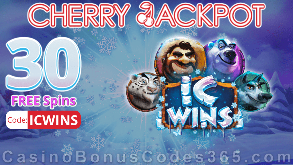 Cherry Jackpot 30 FREE Spins on IC Wins New RTG Game No Deposit Special Deal