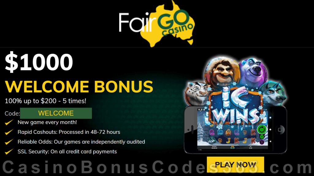 Fair Go Casino RTG IC Wins