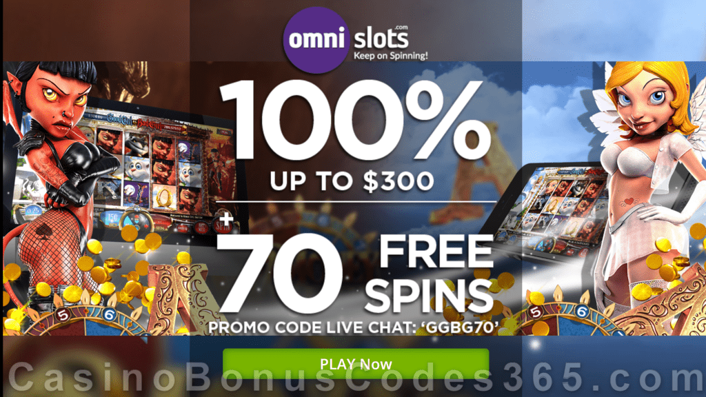 Omni Slots 100% Bonus plus 70 FREE Betsoft Good Girl Bad Girl Spins Exclusive Welcome Package