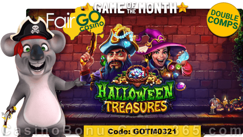 Fair Go Casino RTG Halloween Treasures March Game of the Month Special Deal