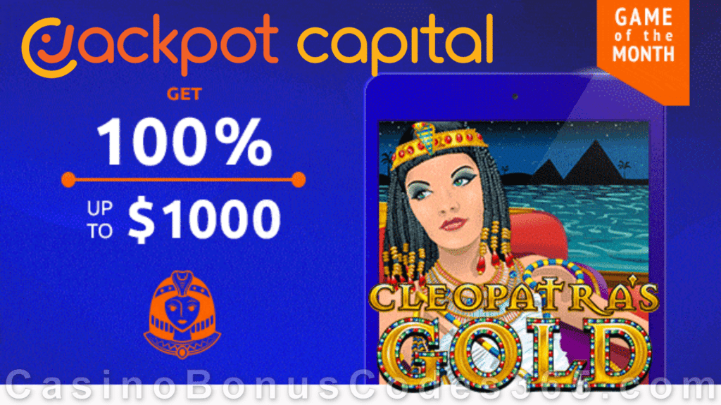 Jackpot Capital March Game of the Month RTG Cleopatra's Gold