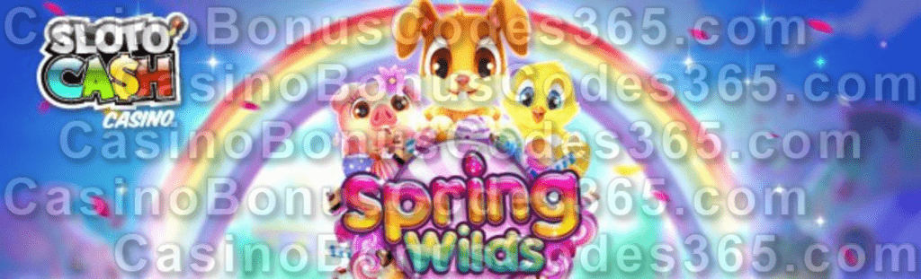 SlotoCash Casino Spring Wilds New RTG Game Coming Soon