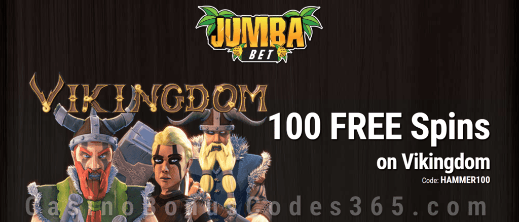 Jumba Bet Exclusive No Deposit 100 FREE Saucify Vikingdom Spins Offer