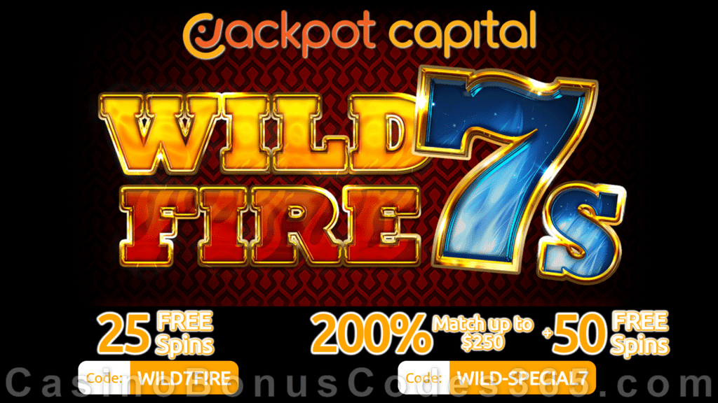 Jackpot Capital New RTG Game Wild Fire 7s Bonus Pack