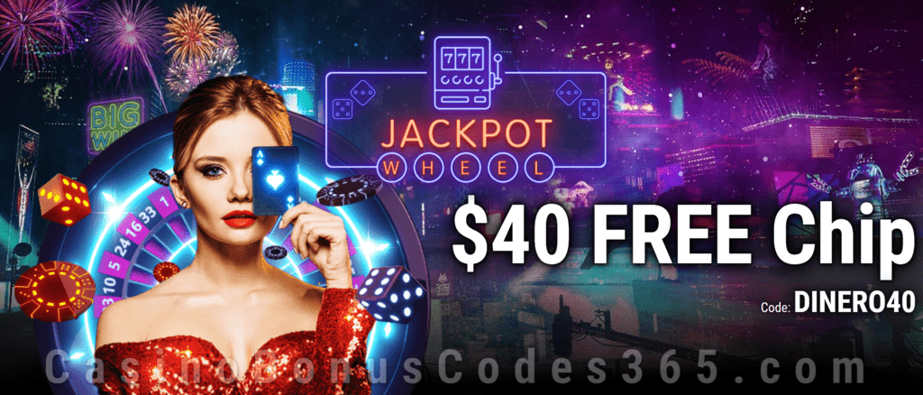 Jackpot Wheel $40 FREE Chip Exclusive Promo for All Players Saucify