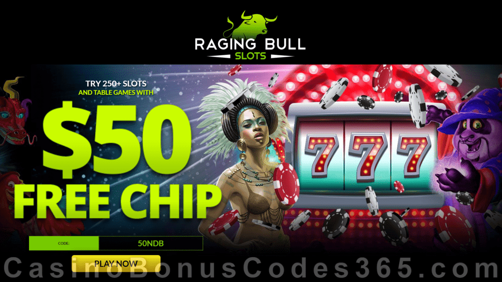 Raging Bull Casino $50 FREE Chip