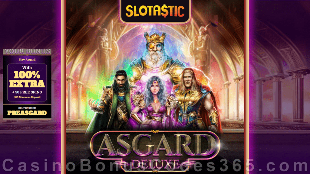 Slotastic Online Casino Asgard Deluxe Now on Mobile