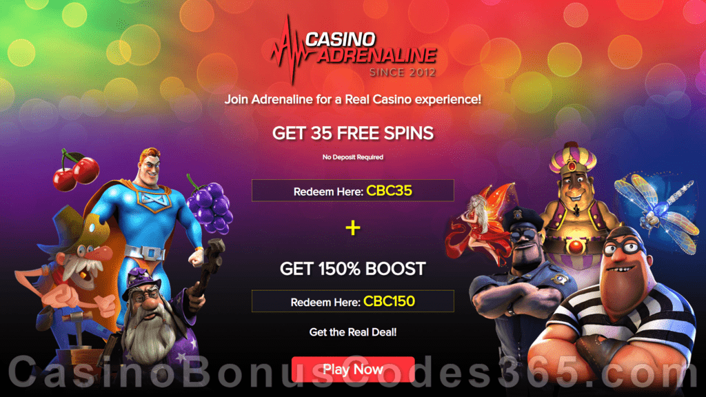 Casino Adrenaline Casino Bonus Codes 365