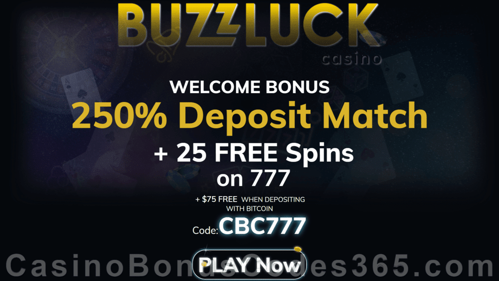 BuzzLuck Casino Casino Bonus Codes 365