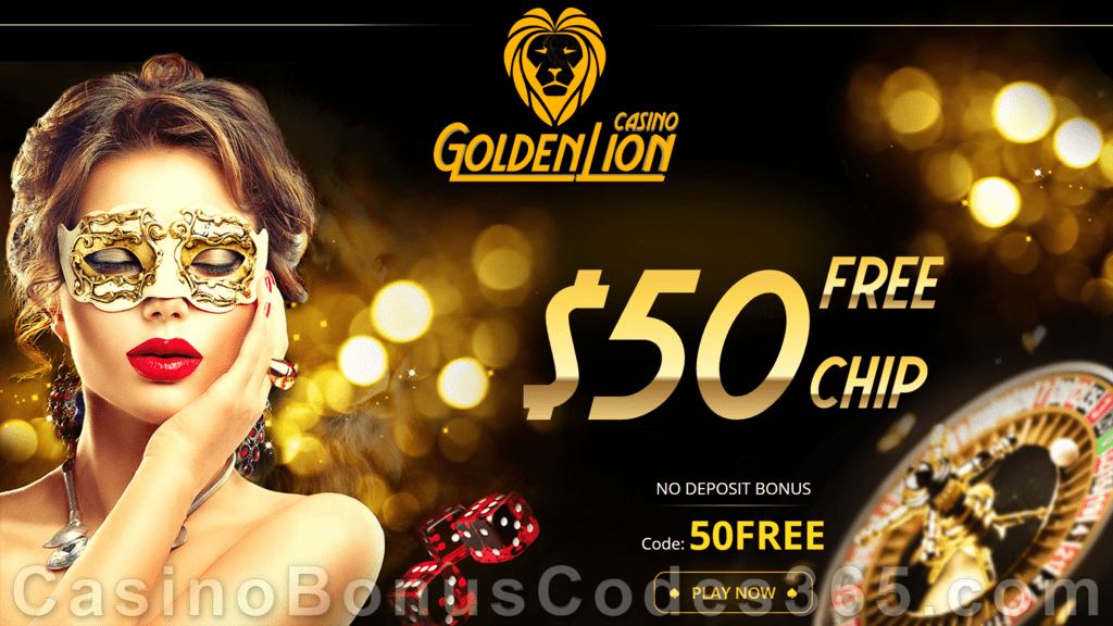 Golden Lion Casino $50 FREE Chip No Deposit Bonus