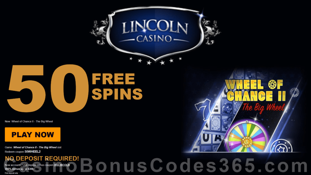 lincoln casino free spins