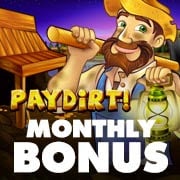 Everygame Casino Red Slot of the Month RTG PayDirt Exclusive Deal