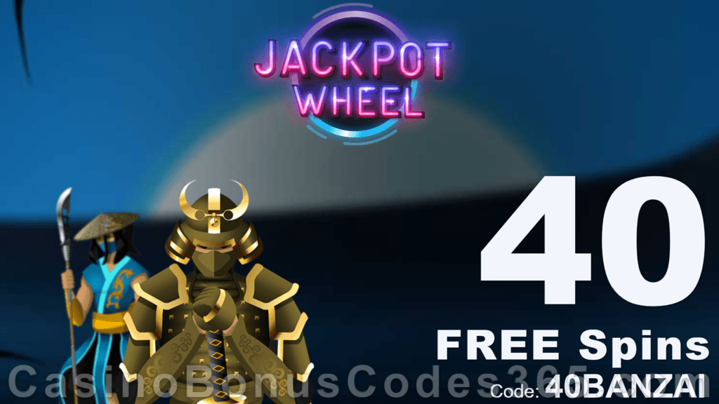 Jackpot Wheel 40 FREE Saucify Tanzakura Spins Exclusive No Deposit All Players Promo