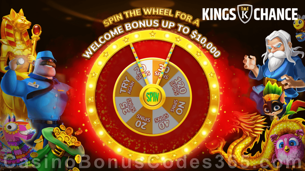 kings chance casino bonus codes