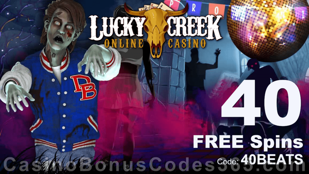 Lucky Creek 40 FREE Dead Beats Spins Exclusive Promo