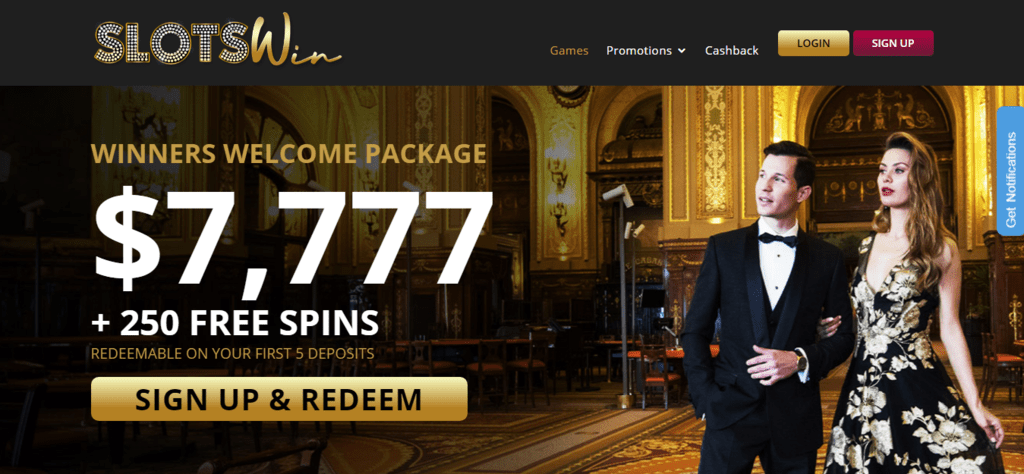 SlotsWin Casino Home