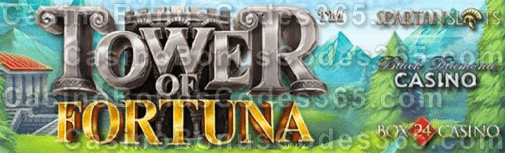 Box 24 Black Diamond Spartan Slots Tower of Fortuna New Betsoft Game is LIVE