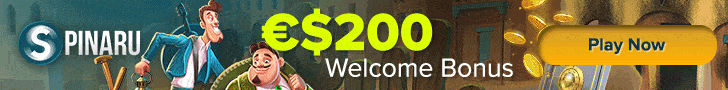 Spinaru 100% Match up to €200 Welcome Bonus