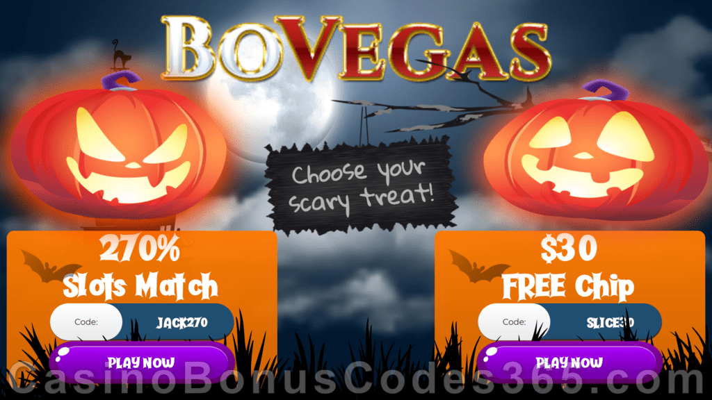 BoVegas 270% Match Welcome Bonus