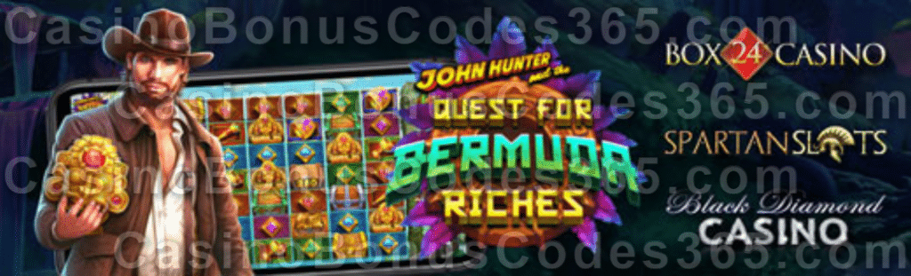 Black Diamond Casino Box 24 Casino and Spartan Slots John Hunter and the Quest for Bermuda Riches New Pragmatic Play Game LIVE