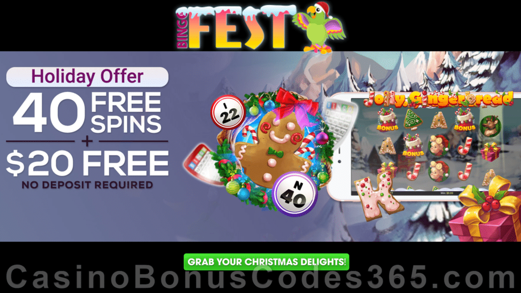 bingofest-40-free-jolly-gingerbread-spins-plus-20-bingo-free-chip