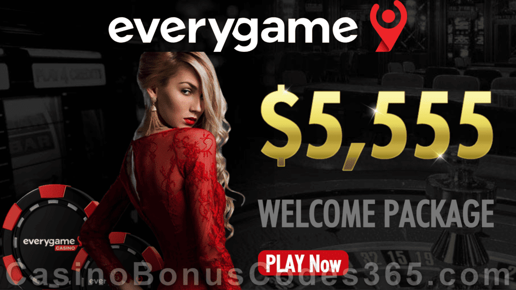 Everygame Casino Red $5555 Welcome Package