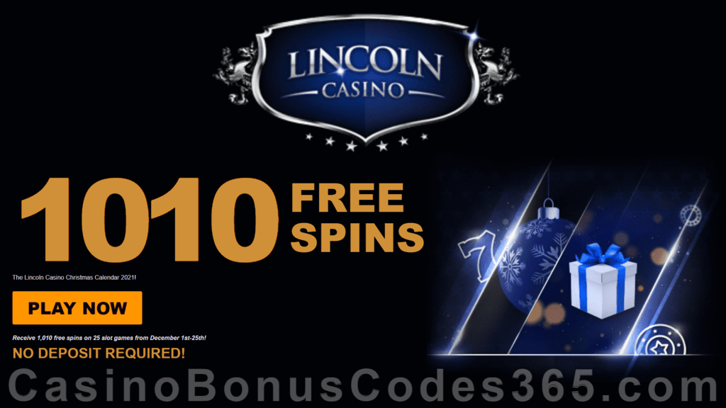 Lincoln Casino Xmas Advent Calendar 2021