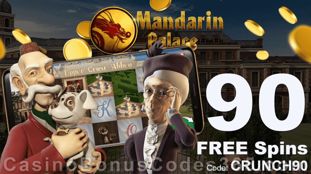 Mandarin Palace Online Casino 50 FREE Spins on Saucify Upper Crust Abbey Exclusive Deal