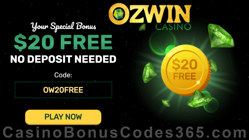 Ozwin Casino Promo Codes - March 2024