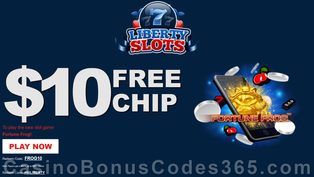 Liberty Slots 50 FREE Fortune Frog Spins New WGS Game No Deposit Deal