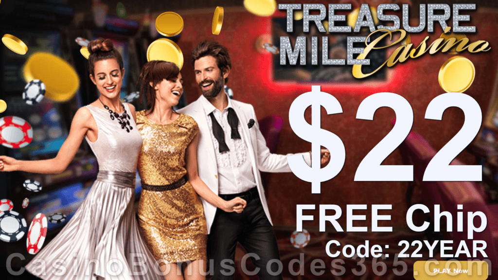 Treasure Mile Casino Exclusive 22 FREE Chip No Deposit Promo Casino Treasure Mile Casino Exclusive 22 FREE Chip No Deposit Promo Casino