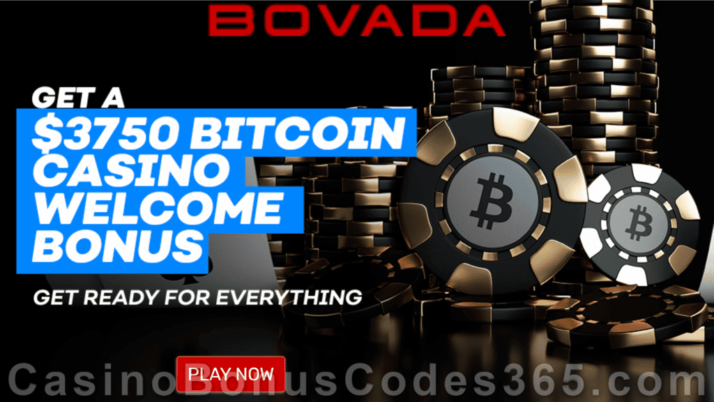 Bovada Casino $3750 Bitcoin Welcome Bonus