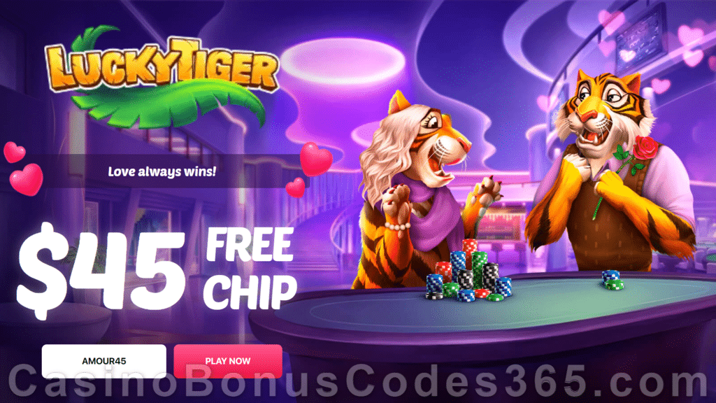 no deposit codes for lucky tiger casino